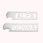 Custom Name Beer Bottle Opener Stainless Steel