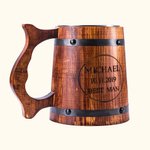 Wooden Beer Stein Beer Mug | Callie