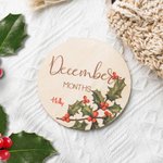 Personalisierte Neugeborenen Fotografie Meilenstein Karten Taufe Geschenk