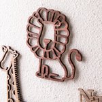 Personalized Safari Wooden Name Sign Nursery wall Decor