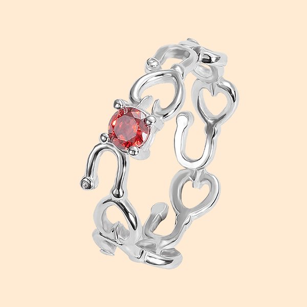 Stethoskop-Geburtsstein-Ring | Callie