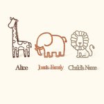 Gepersonaliseerde Houten Dieren Kinderkamer Wanddecoratie