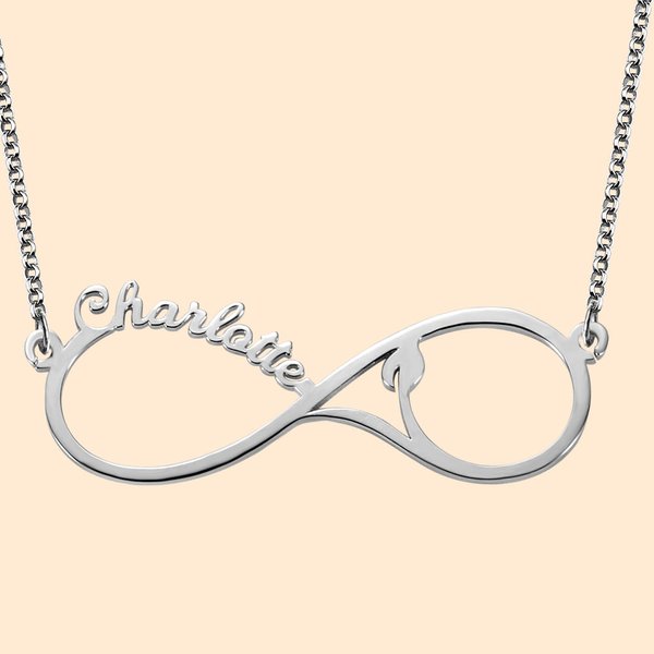 Infinity Name Vegetarian Symbol Necklace | Callie