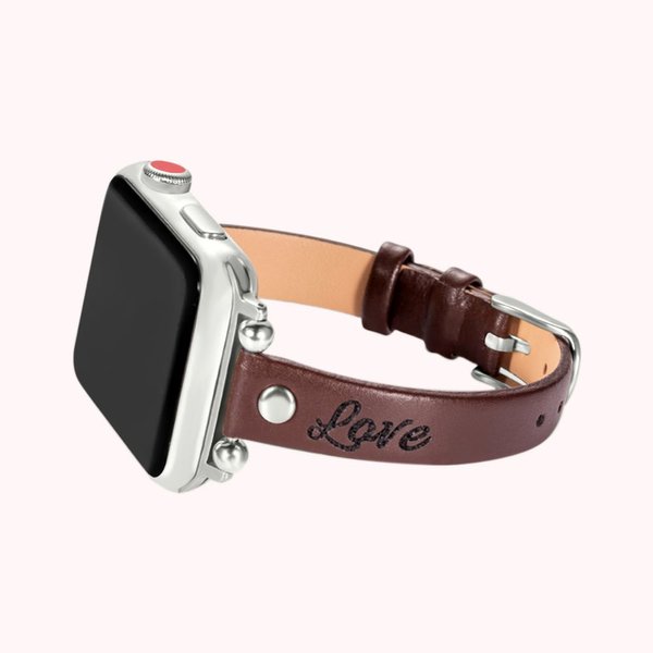 Slim Leather Band for Apple Watch