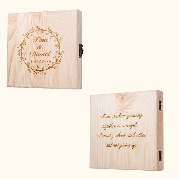 Wooden CD/DVD Case Photo Packaging | Callie