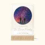 Custom Starry Sky & Silhouette Night Light