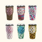 Personalized Insulated Tumbler Drink Holder Accessory for Bogg Bag