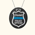 Custom Name Junior Police Officer Badge for Children