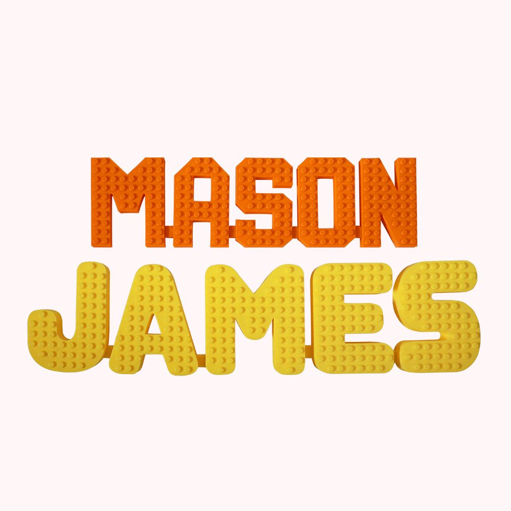 Signe de Puzzle Prénom Imprimé en 3D pour Enfants Personnalisé