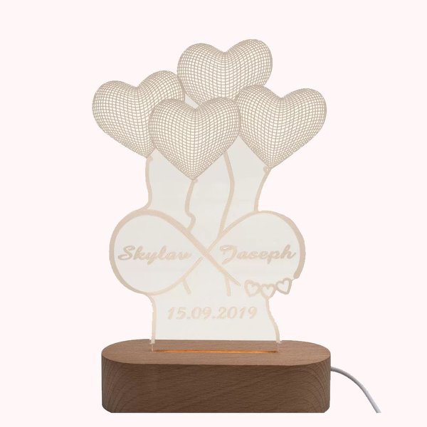 3D Illusion Lamp Night Light