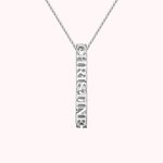 3D Engraved Bar Necklace