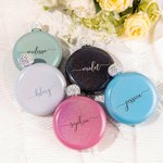 Personalized Round Flasks with Rhinestone Lid Ideal Gift for Girls