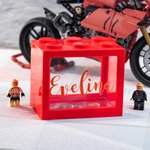 Personalized Colorful Block Money Boxes with Name