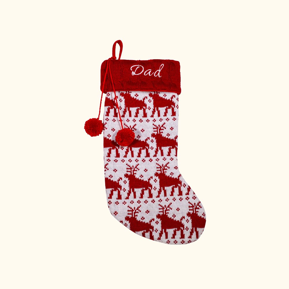 Bas de Noël élan personnalisé