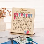 Tableau de comptage des naissances personnalisé avec empreinte de pied bleu rose Cadeau pour sage-femme Étudiante Professionnelle de la santé