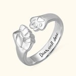 Best Friend Fistbump and Paw Ring