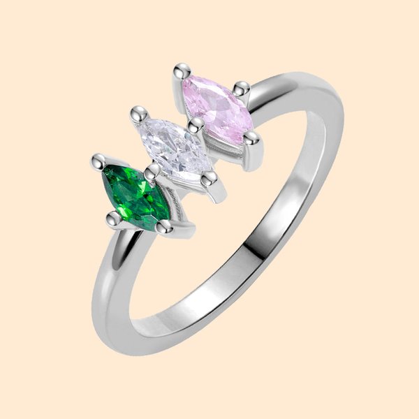 Family Birthstone Ring - Mother
