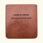 Gegraveerde Leren Kindle Tas etui