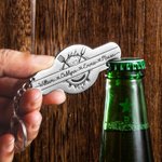 Personalized Names Bottle Opener Barbecue Family Keychain