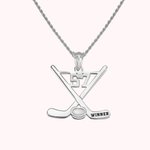 Ice Hockey Number Necklace