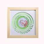 Custom Birth Announcement Photo Frame for Newborn Gift