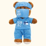 Jouet en Peluche avec Nom Personnalisé Médecin et Infirmière Cadeau d'Appréciation pour les Professionnels de la Médecine