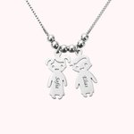 Kids Shaped Charms Name Necklace | Callie