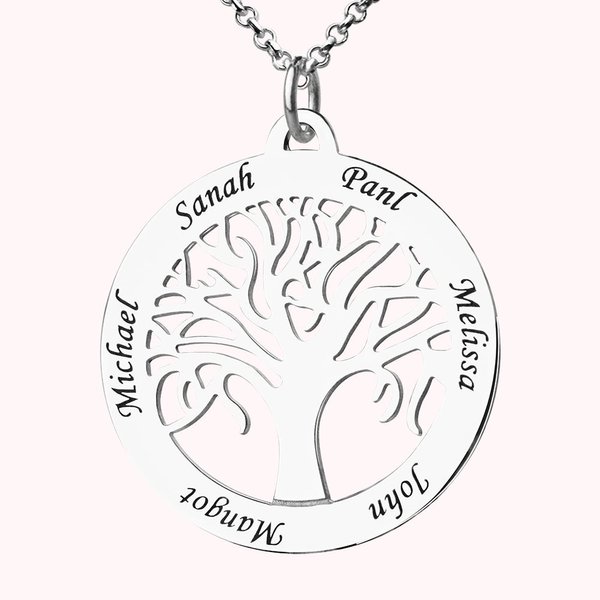 Tree of Life Necklace with 1-6 Names