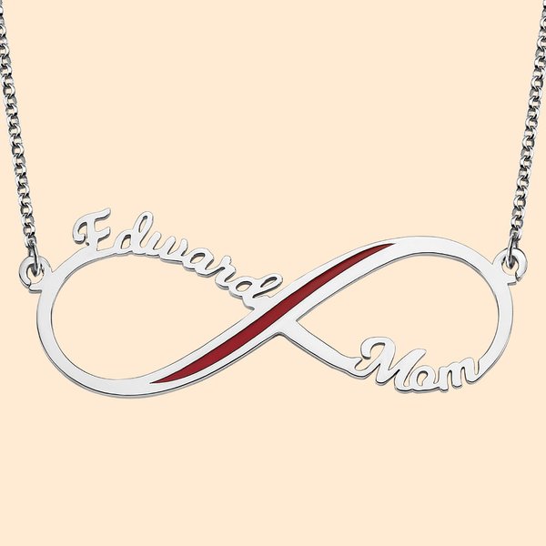 Custom Feuerwehrmann Unendlichkeit Name Halskette | Callie