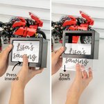 Personalized Colorful Block Money Boxes with Name