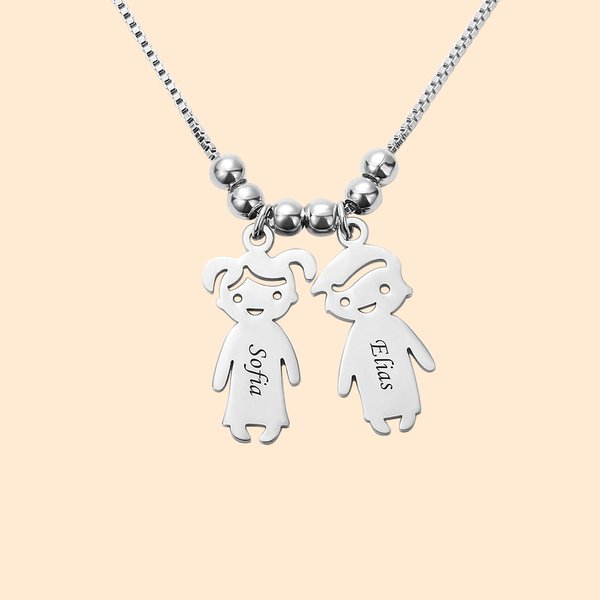 Collar con nombre Kids Shaped Charms | Callie