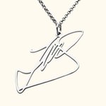 Handschrift Signatur Halskette