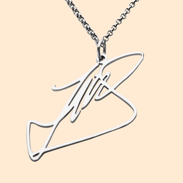 Handschrift Signatur Halskette
