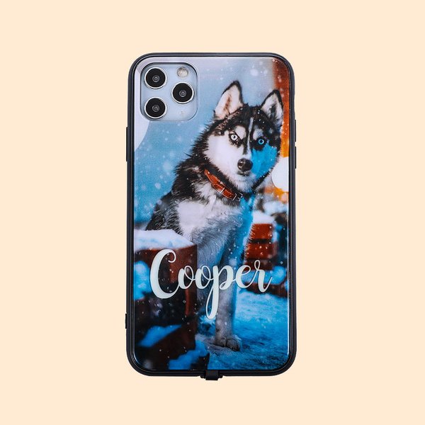 Luminous Photo and Name Case for iPhone 2 Pieces | Callie