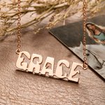 Personalised Horse Name Necklace for Horse Lover Gift