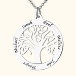 Tree of Life Necklace with 1-6 Names