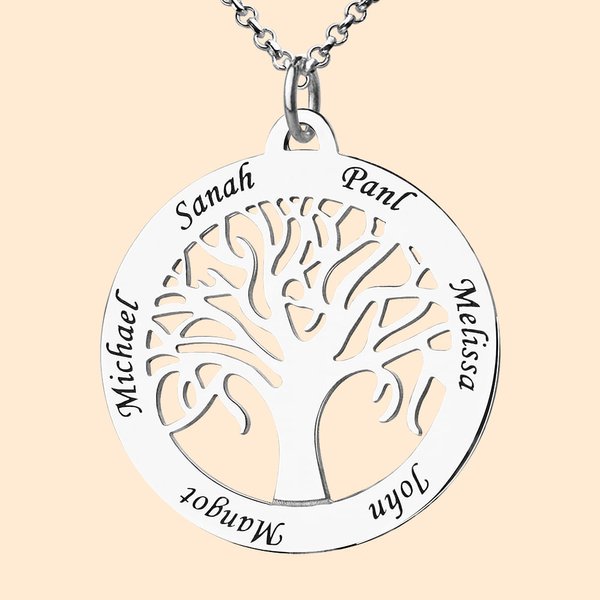 Tree of Life Necklace with 1-6 Names