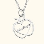 Personalized Apple Name Necklace