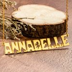 Personalised Horse Name Necklace for Horse Lover Gift