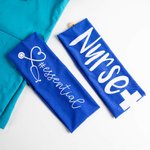 Personalized Medical Nurse Headband with Buttons For Mask