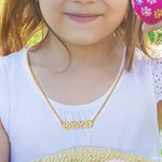 Personalized Easter Lovely Bunny Name Necklace for Women