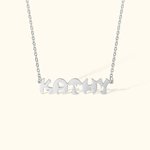 Personalized Easter Lovely Bunny Name Necklace for Women