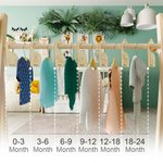 Personalised Wood Baby Closet Dividers Handmade Baby Shower Gift 7 Pcs/set