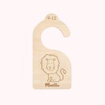 Personalised Wood Baby Closet Dividers Handmade Baby Shower Gift 7 Pcs/set