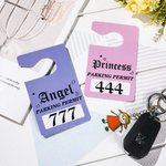 Personnalisé Ange Permis de stationnement Étiquette Stationnement