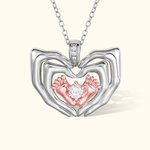 Henkilökohtainen Vauva Jalat jalanjälki kaulakoru kanssa Birthstone