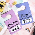 Personnalisé Ange Permis de stationnement Étiquette Stationnement