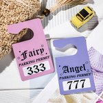 Personnalisé Ange Permis de stationnement Étiquette Stationnement