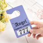 Personnalisé Ange Permis de stationnement Étiquette Stationnement
