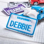 Personalized Car Bike Wagon Kid Wheels License Plate